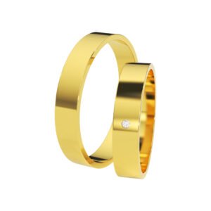 KIANIT JEWELRY - classic wedding rings, yellow gold