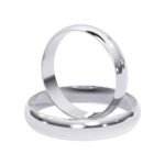 KIANIT JEWELRY - klasyczne obrączki ślubne z białego złota