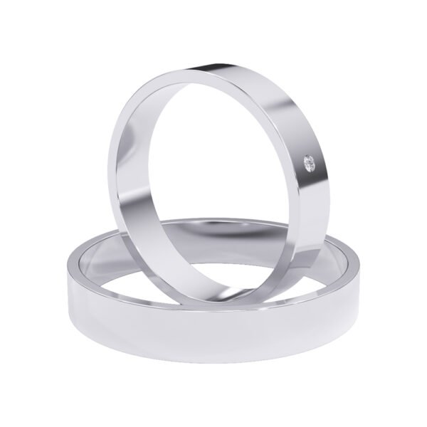KIANIT JEWELRY - классические обручальные кольца из белого золота