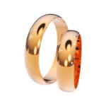 KIANIT JEWELRY - Classic red gold wedding rings