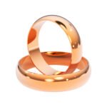KIANIT JEWELRY - Classic red gold wedding rings