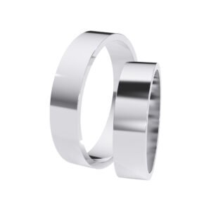 KIANIT JEWELRY - Classic wedding rings in white gold