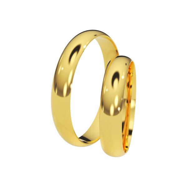 KIANIT JEWELRY - классические обручальные кольца из желтого золота