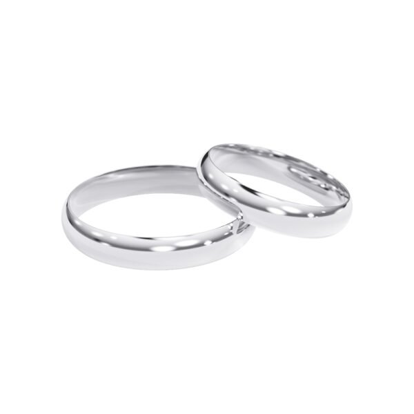 KIANIT JEWELRY - классические обручальные кольца из белого золота