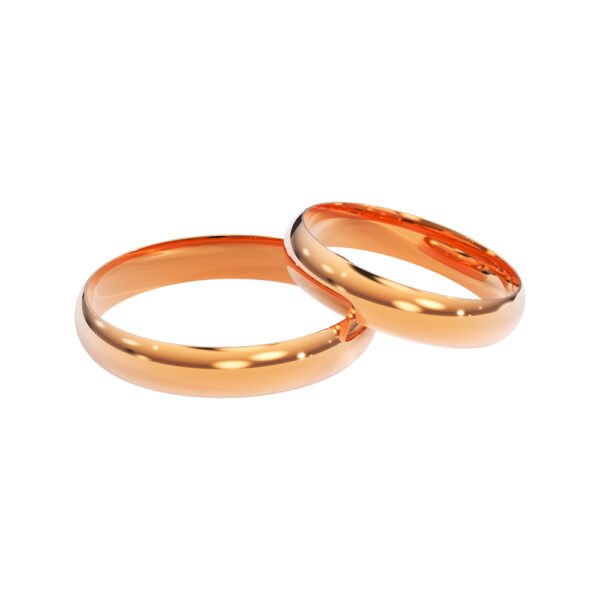 KIANIT JEWELRY - классические обручальные кольца из красного золота