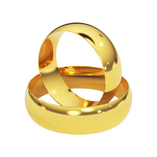 KIANIT JEWELRY - classic wedding bands, yellow gold