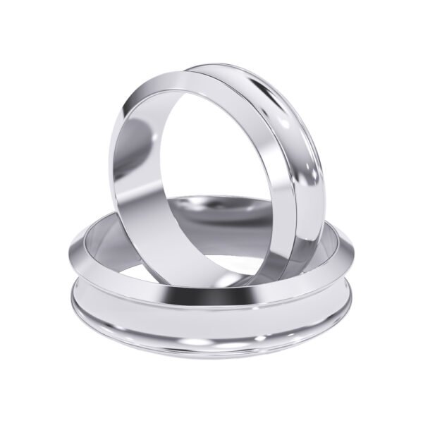 KIANIT JEWELRY - классические обручальные кольца из белого золота
