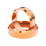 KIANIT JEWELRY - classic red gold wedding rings