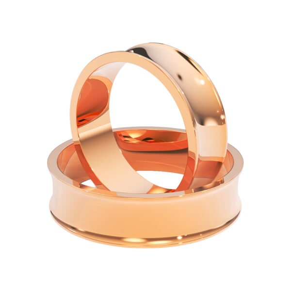 KIANIT JEWELRY - Classic wedding rings in red gold