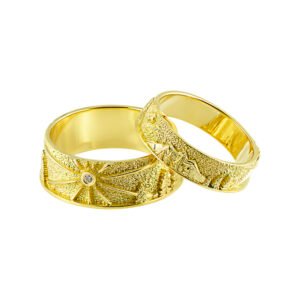 KIANIT JEWELRY - obrączki ślubne z żółtego złota