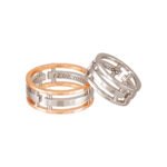 KIANIT JEWELRY - wedding rings in red and white gold