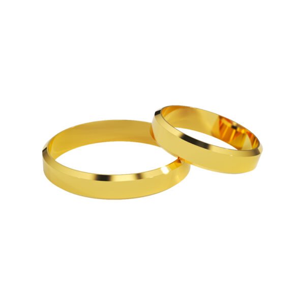 KIANIT JEWELRY - классические обручальные кольца из желтого золота