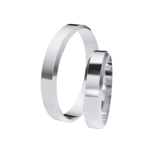KIANIT JEWELRY - классические обручальные кольца из белого золота