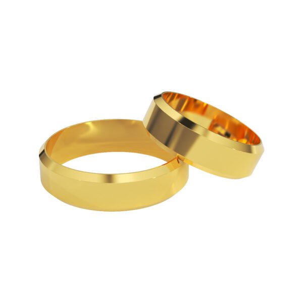 KIANIT JEWELRY - klasyczne obrączki ślubne, żółte złoto