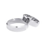 KIANIT JEWELRY - klasyczne obrączki ślubne z białego złota