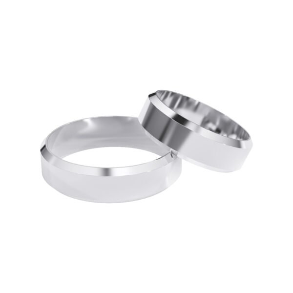 KIANIT JEWELRY - klasyczne obrączki ślubne z białego złota