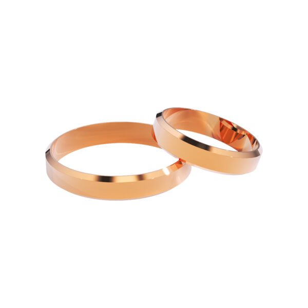 KIANIT JEWELRY - классические обручальные кольца из красного золота
