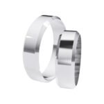 KIANIT JEWELRY - klasyczne obrączki ślubne z białego złota