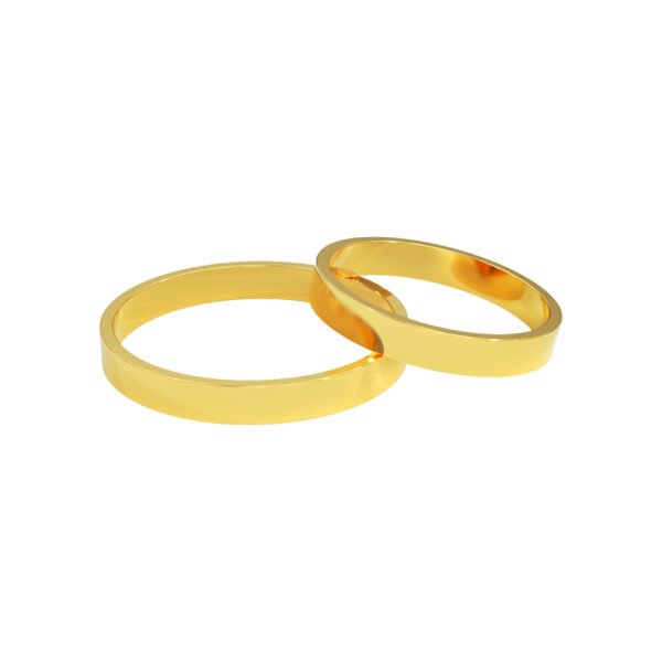 KIANIT JEWELRY - классические обручальные кольца из желтого золота