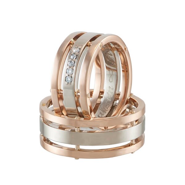KIANIT JEWELRY – обручальные кольца из красного и белого золота