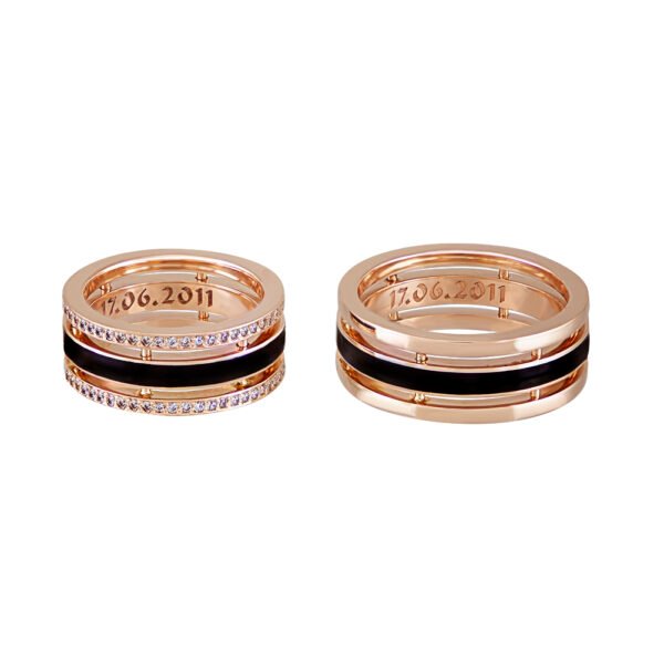 KIANIT JEWELRY - obrączki ślubne z czerwonego złota