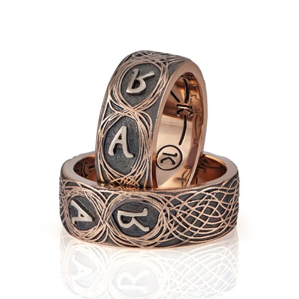 KIANIT JEWELRY- obrączki ślubne z czerwonego złota