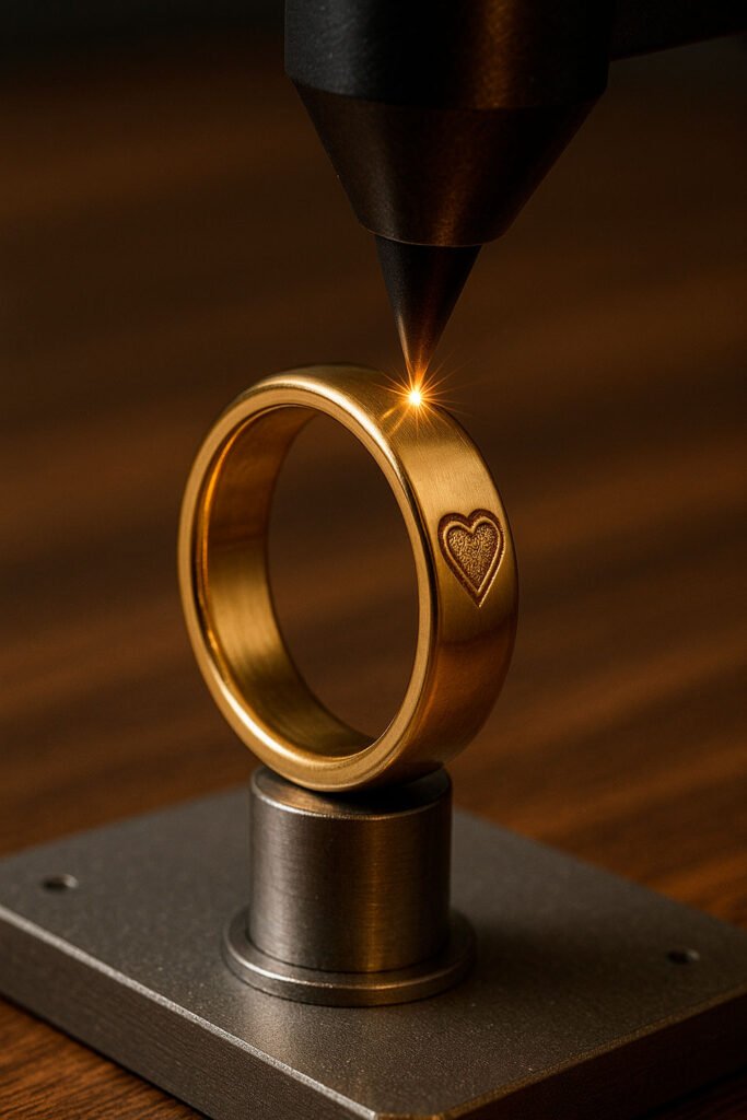 KIANIT JEWELRY - Creating engraving on wedding rings