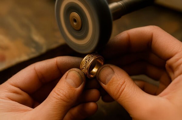 KIANIT JEWELRY - final polishing and quality control