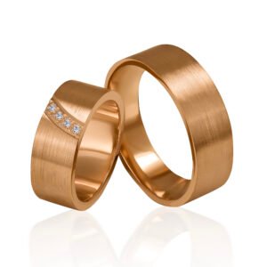 KIANIT JEWELRY - Delikatny blask, czerwone złoto