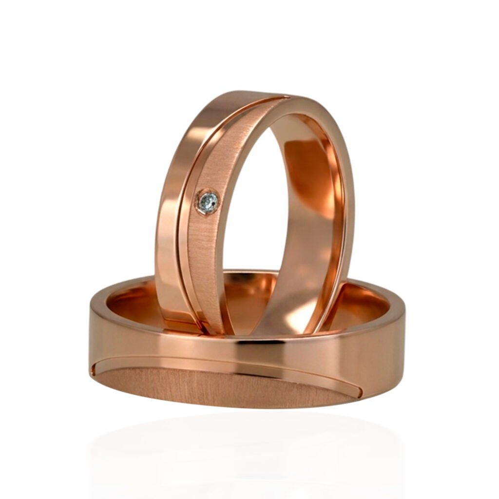KIANIT JEWELRY - Iskra uczucia, czerwone złoto