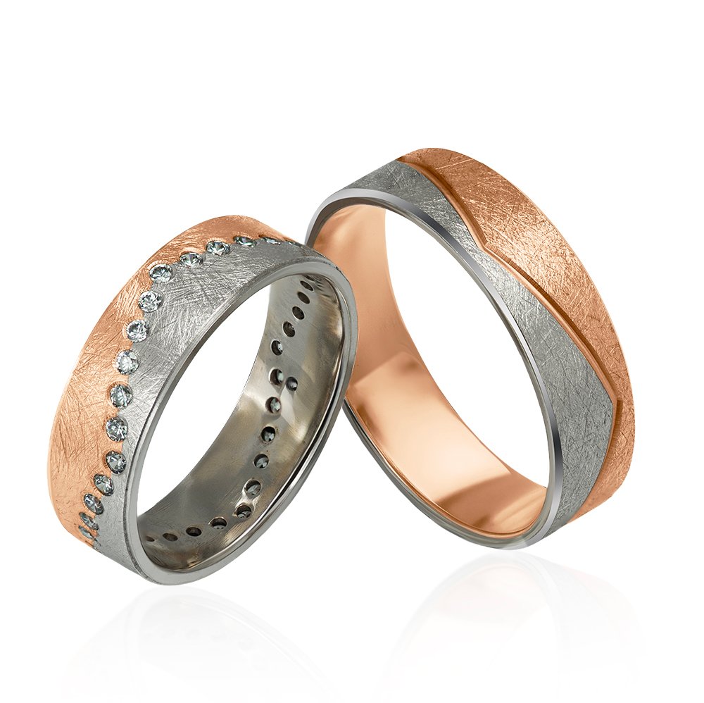 KIANIT JEWELRY - Lśniący łuk, czerwone złoto