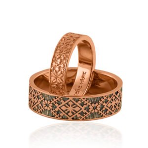 KIANIT JEWELRY - Wzór losu, czerwone złoto