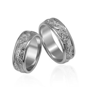 KIANIT JEWELRY - Żywa miłość, białe złoto